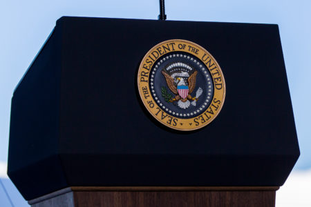 Boeing 787-10 rollout with President Trump